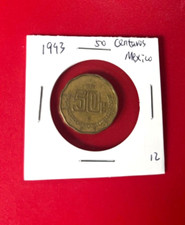 1993 Mexico 50 Centavos Münze