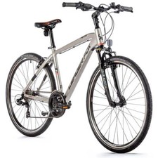 28 Zoll Leader Fox Fahrrad Away Cross Trekking Bike 21 Gang silber matt Rh48cm