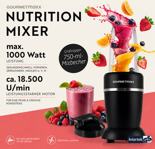 Gourmetmaxx nutrition mixer - gourmetmaxx,