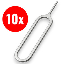 10x SIM Pin Karten Öffner | für Handy Smartphone Tablet | Kartenfach Nadel Stift