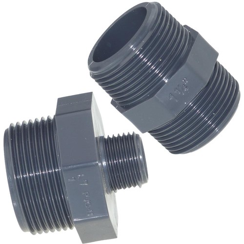 Pvc doppelnippel - pvc,