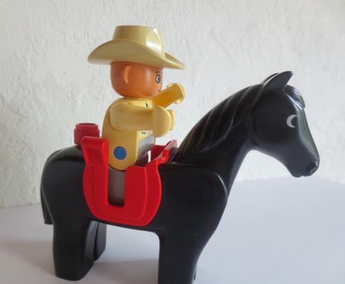 Lego duplo cowboy - cowboy, auf