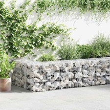 Gabionenwand mit Abdeckung