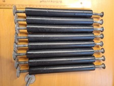 8 Tischbeine Stahl Kunststoff Eigenbau 28mm Ausgleich