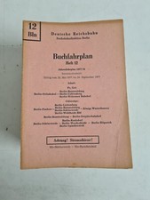 Buchfahrplan Heft 12 Jahresfahrplan 1977/78 Deutsche Reichsbahn