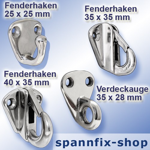 Fenderhaken verdeckauge - fenderhaken,