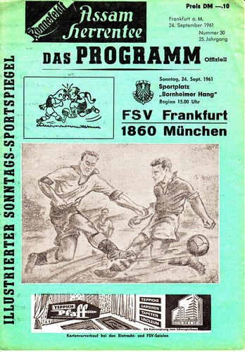 Programm fsv frankfurt 1860 - programm,