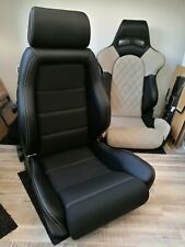 2 König Halbschalen-Sportsitze inkl. Sitzkonsole BMW E 36 mit Schienen