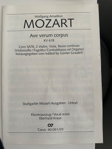 Mozart ave verum - mozart,