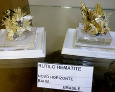 Rutil mit Hämatit von Novo Horizonte Brasilien # 1