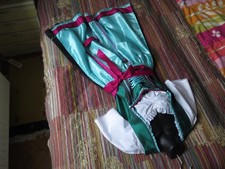 Dirndl Kleid 48 Spieth Wensky Balkonett, Schürze Charivari Grün Türkis Pink  NEU