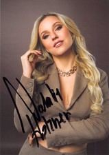 Natalie Holzner Autogramm Musik Schlager Sängerin Autogrammkarte signiert