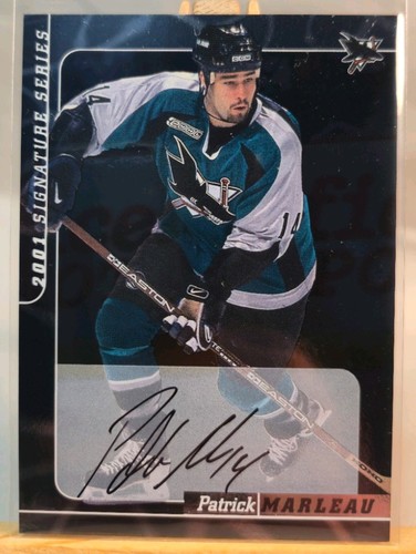 Patrick marleau autogramm - marleau,
