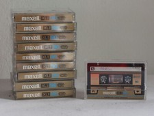 10x maxell XL II 90 Kassette Tape