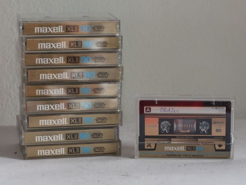 10x maxell 90 kassette - ii,