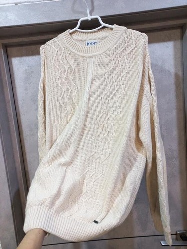 Men joop sweater beige - joop!, cotton