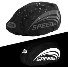 Reflektierende Fahrrad Regenhaube Fahrradhelm Regenschutz Helmüberzug  winddi...