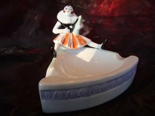 Aschenbecher clown pierrot - aschenbecher,