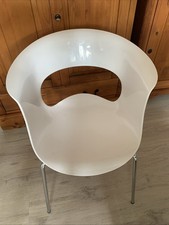 Design Misss b Scab Armlehnstuhl Made In Italy Hochglanz Weiß,Kunststoff/Metall