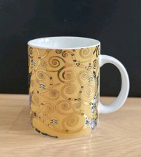 Gustav Klimt - Kaffeebecher  LEBENSBAUM Tasse - gold/beige - neuwertig
