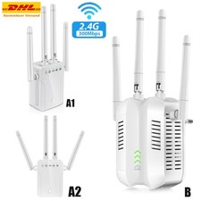WLAN Repeater Router Range 300Mbps WIFI Signal Verstärker Access Point Booster