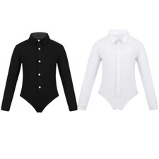 Kinder Jungen Bodysuit Jazz Balletttrikot Party Strampler Gentleman Tanztrikot