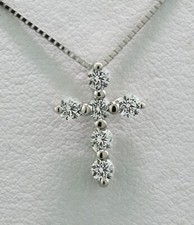 Brillant-Anhänger/Collier 0,47 carat G/VS 900 Platin Wert 3.750  € NEU
