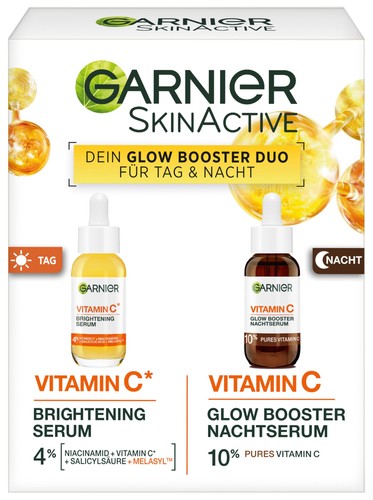 Garnier vitamin serum set - garnier,