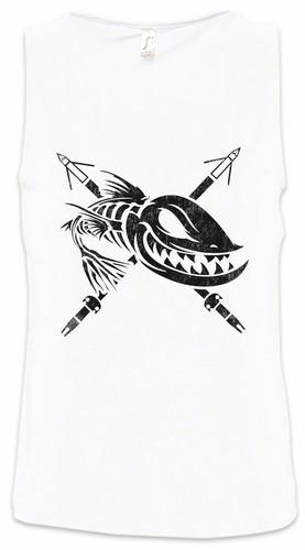 Dead grinning fish herren tank - dead,