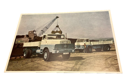 Henschel lkw 191 postkarte - henschel,