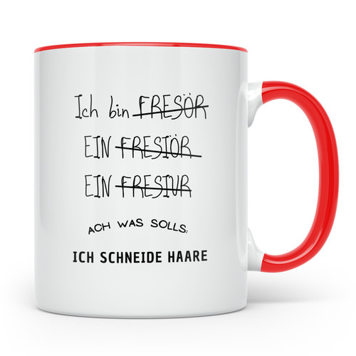 Friseur tasse lustig ich - friseur,