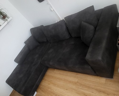 Ecksofa grau 200x220x50 - , cm
