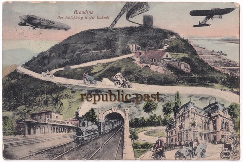 Postkarte graudenz der - ak,