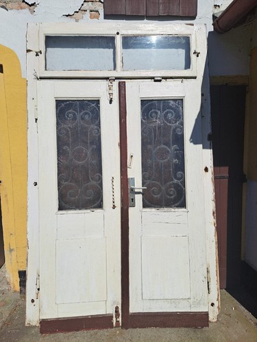 Alte haustür flüglig mit - alte,