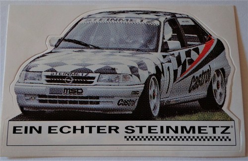 Werbe aufkleber steinmetz opel - werbe-aufkleber,