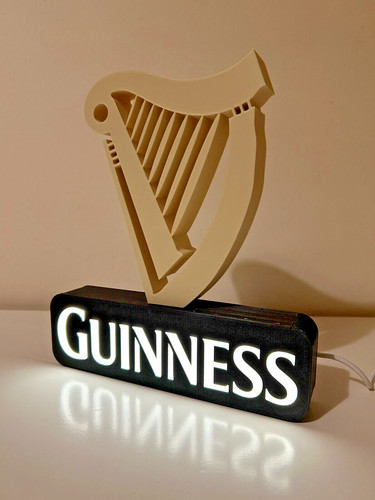 Guinness harfe beleuchtete - harfe,