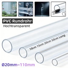 Ø 20-110mm Klar PVC Rohr