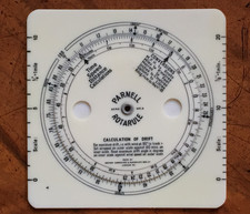 Vintage PARNELL ROTARULE AERO MK 4 Flugcomputer - Berechnung der Drift