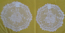 2er Set Spitzendeckchen Rund