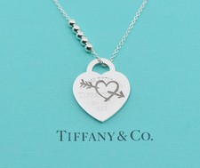 Tiffany & Co.Return To Herz Pfeil Sterlingsilber Halskette