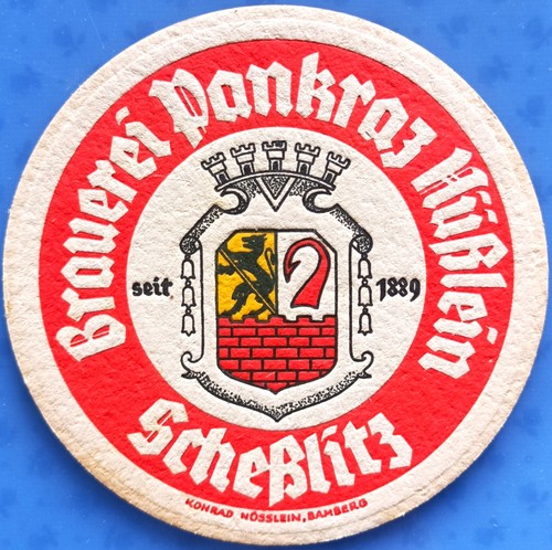 Alter bierdeckel brauerei - alter,