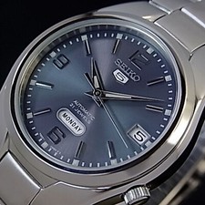 Seiko 5 Automatik silbernes
