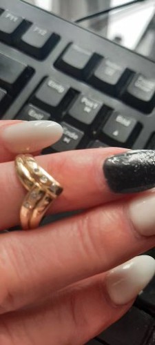 14kt 585 gelbgold ring - gelbgold,