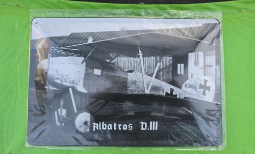 Blechschild 20x30 flugzeug - 20x30,