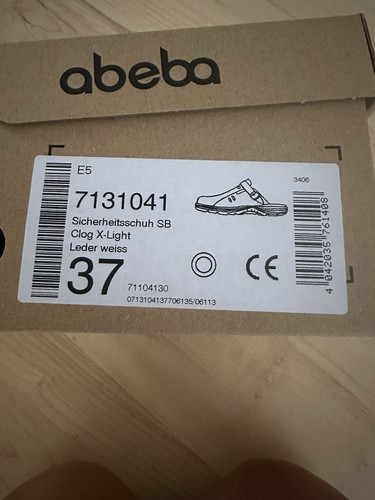 Abeba sicherheitsschuhe clogs - abeba,