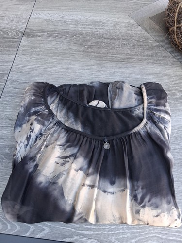 Isilk seidenbluse tunika - seidenbluse, gr.xl