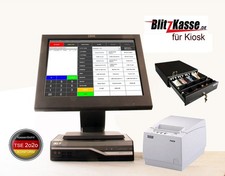 Blitz!Kasse Kiosk Handel Schnellgastronomie 29,90 Eur/Monat für Softwarelizenz