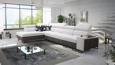 Ecksofa mit Schlaffunktion Melanie XI Maxi  L-Form Sofa mit Bettkasten Modern 26