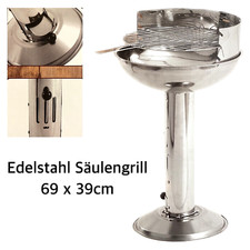 Edelstahl Säulengrill BBQ 69