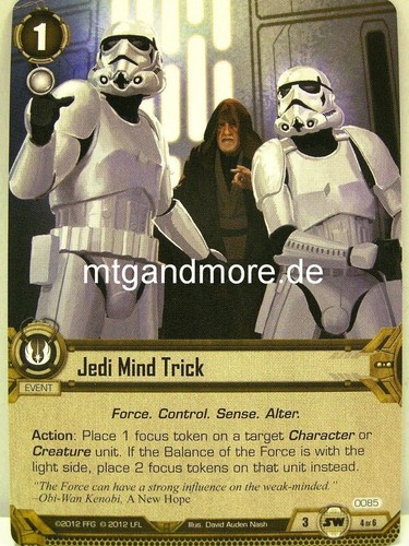 Star wars lcg jedi - star, 1x